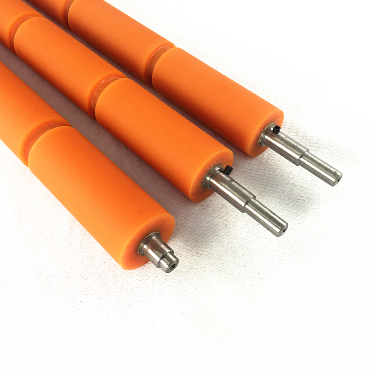 Custom EPDM glue pressure rubber roller for laminating machine