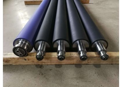 Rubber Rollers in Flexo Printing: Where They Are Used, Their Names, Functions, and Materials