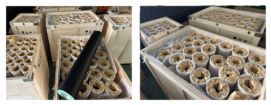 export packaging for flexo sleeves