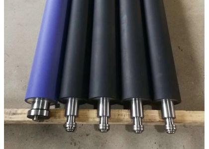 Rubber roller production process