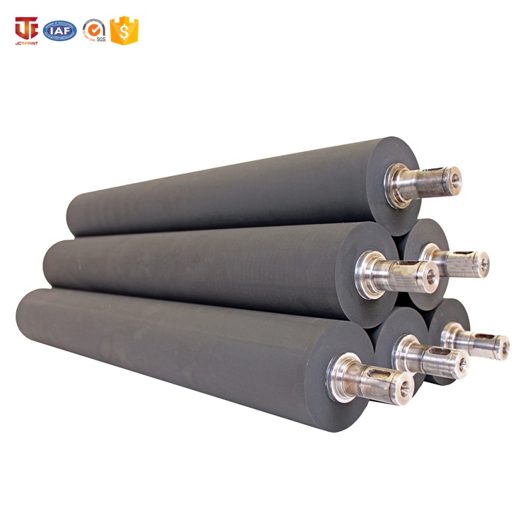 Silicone rubber roller for coating and laminating machine