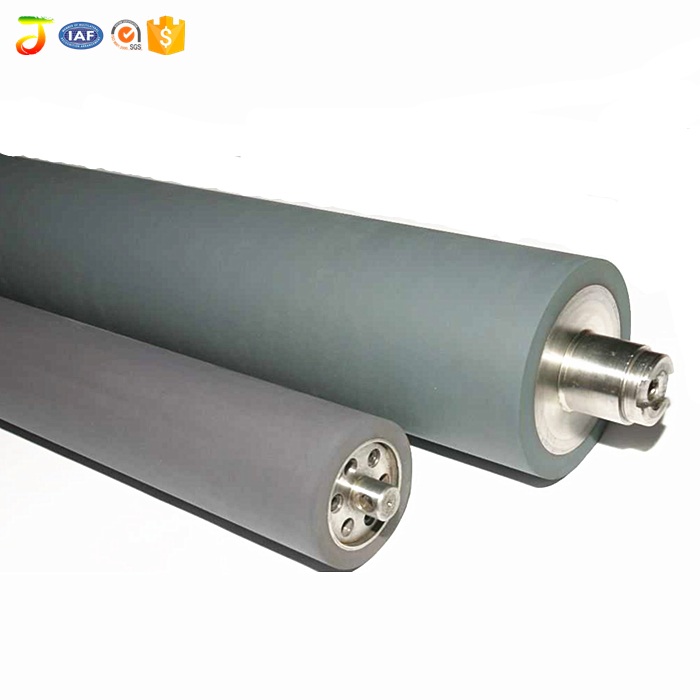Silicone rubber roller for coating and laminating machine