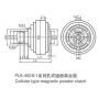 Super durable magnetic powder particle clutch for printing machine