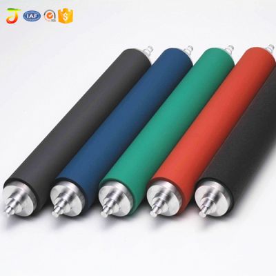 Colorful Silicone rubber roller with metal material in a large market