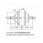Cellular type magnetic powder clutch for printing machine