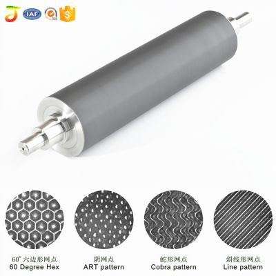 Low price central drum flexo printing machine anilox coating rollers use  for coating
