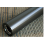 Aluminum guide roller for printing and packaging plastic paper making