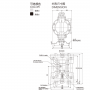 Pneumatic diaphragm pump for printing machine spare parts