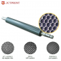 Ceramic anilox roller for flexo printing machine