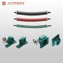 bow banana roller, rubber/metal expander roller