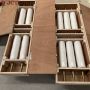 Ceramic anilox roller sleeve for flexo printing machine